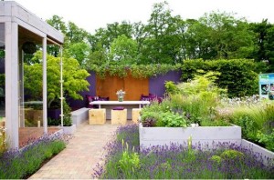 Leonie’s winning garden design ‘Cookie and Cream’s Reclaimed Sanctuary’ 